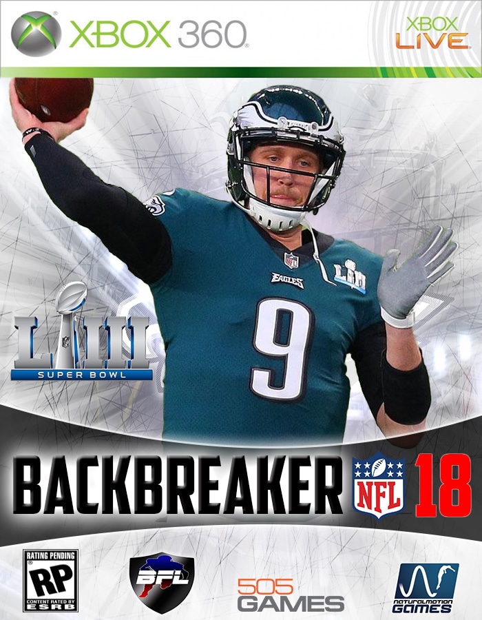 Bacbreaker NFL 18 Cover Art (Xbox 360)