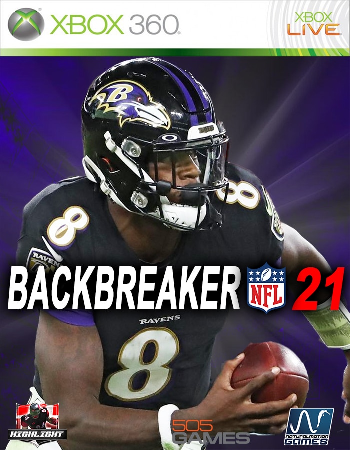 Backbreaker NFL 21 » MVP Lamar Jackson (Xbox 360)