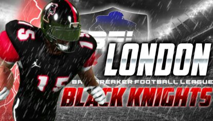 London Black Knights_Backbreaker Football League Wallpaper