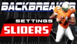 Backbreaker Sliders/Settings