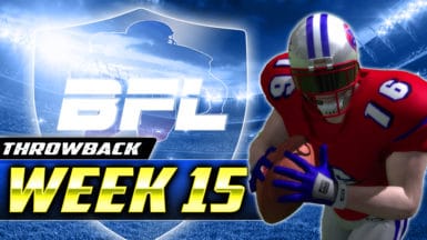 Backbreaker BFL (Throwback) Week 15 Highlights