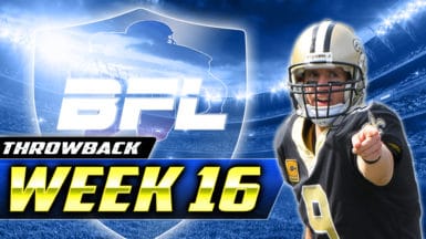 Backbreaker BFL (Throwback) Week 16 Highlights