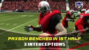 Backbreaker » Paxson Benched After Throwing 3 Int’s