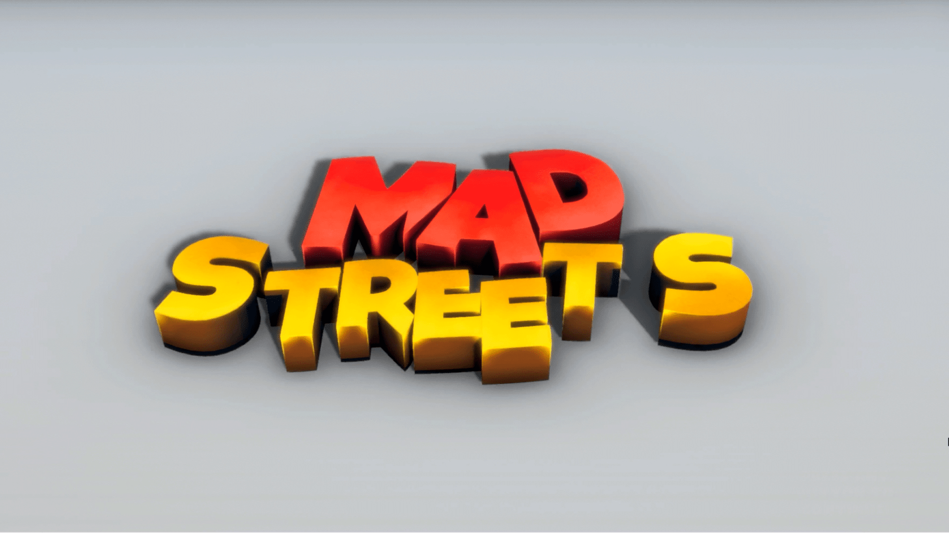 Mad Streets White Wallpaper