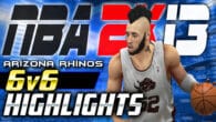 Arizona Rhinos 6v6 » NBA 2K13 Game Highlights