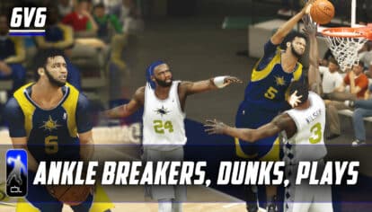NBA 2K13 Ankle Breakers, Dunks, & Plays - Crossover Basketball League Highlights
