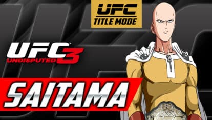 Saitama “One Punch Man” In UFC Undisputed 3 Title Mode