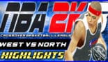 NBA 2K13 CBL Draft Combine » West vs North Game Highlights