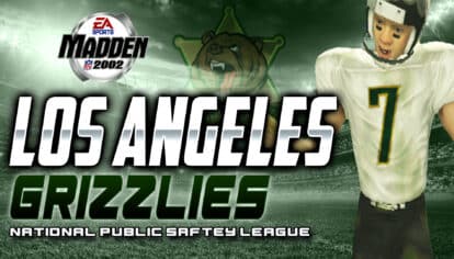 Los Angeles Grizzlies (NPSFL) Madden 2002