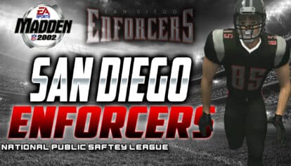 San Diego Enforcers (NPSFL) Madden 2002