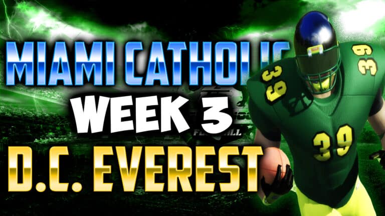 Backbreaker High School Football League Week 3 Miami Catholic vs DC Everest