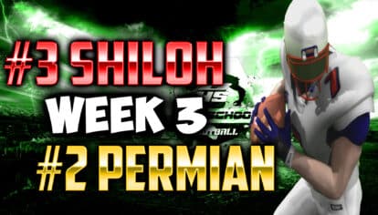 Backbreaker High School Football League Week 3 Shiloh Eagles vs Permian Panthers