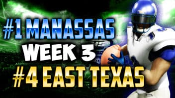Highest Scoring High School Football Game Manassas Tigers vs East Texas Backbreaker Football Highlights