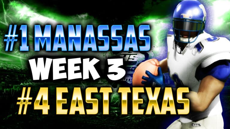 Highest Scoring High School Football Game Manassas Tigers vs East Texas Backbreaker Football Highlights