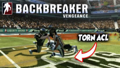Backbreaker Vengeance Hard Hits and Funny Fails #3