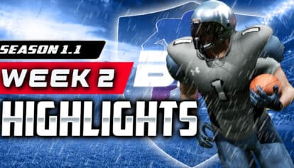 Backbreaker Football League【Week 2】Game Highlights (S1.1)