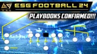 ESG Football 24 Playbooks & Formations Confirmed!!!