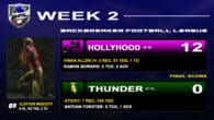 Hollyhood vs Thunder Final Score » BACKBREAKER FOOTBALL LEAGUE【WEEK 2】