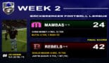 Vice City Mambas vs Boston Rebels FINAL SCORE » BACKBREAKER FOOTBALL LEAGUE【WEEK 2】