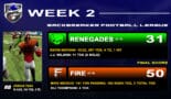 Renegades vs Fire Final Score » BACKBREAKER FOOTBALL LEAGUE【WEEK 2】