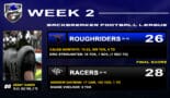 Roughriders vs Racers Final Score » BACKBREAKER FOOTBALL LEAGUE【WEEK 2】
