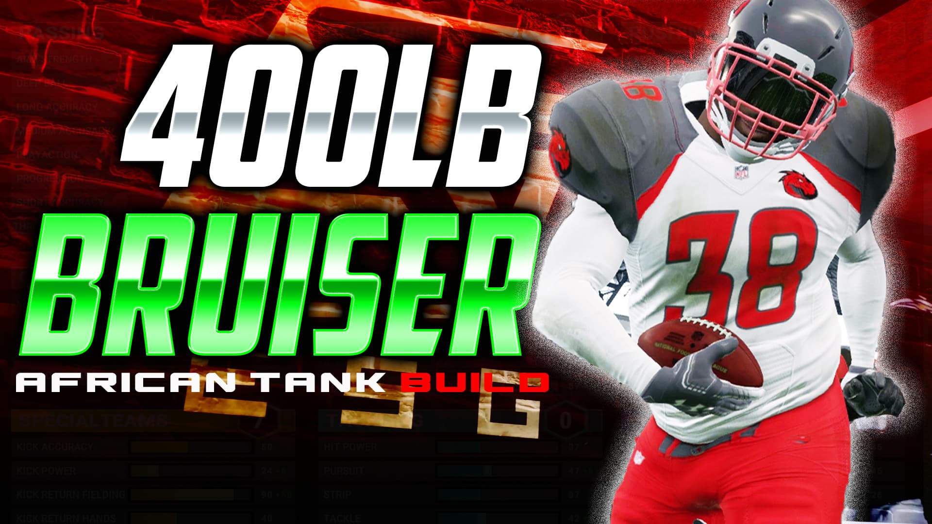 How To Create A 400 Pound Running Back In ESG Football 24