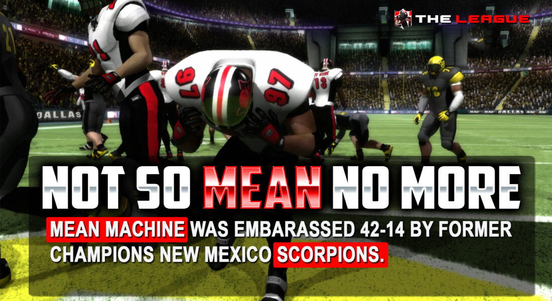 #18 Mean Machine vs #7 New Mexico Scorpions » Backbreaker Box Score