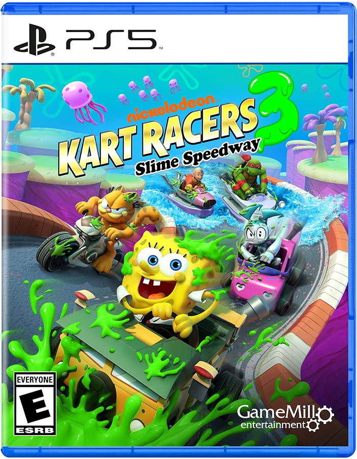 Nickelodeon Kart Racers 3 Slime Speedway Video Game Cover