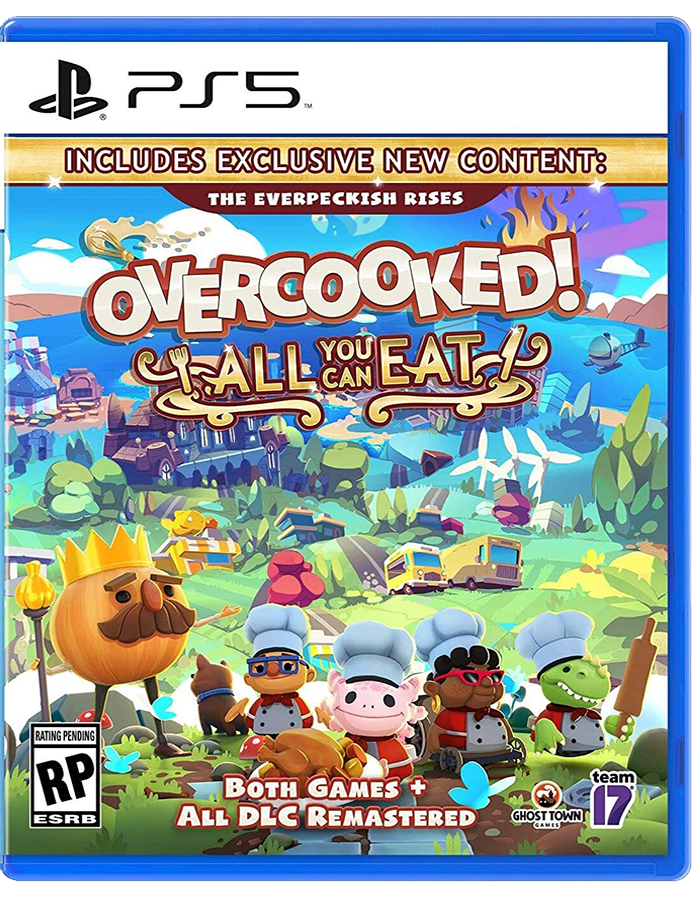 Overcooked All You Can Eat PS5 Video Game Cover