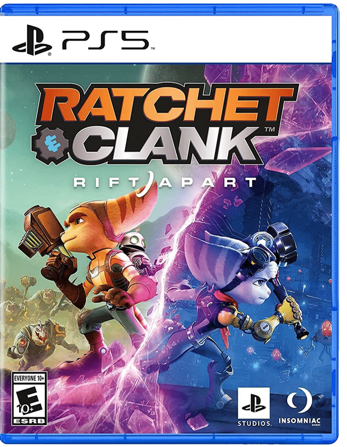Rachet & Clank Rift Apart Video Game Cover